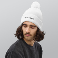 Classic, one-size-fits-all design for men and women. Pom pom beanie - Thumbnail 1