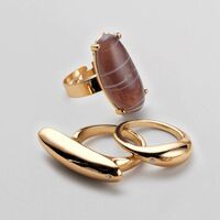 Natural Blush Ring Set - FINAL SALE - Thumbnail 1