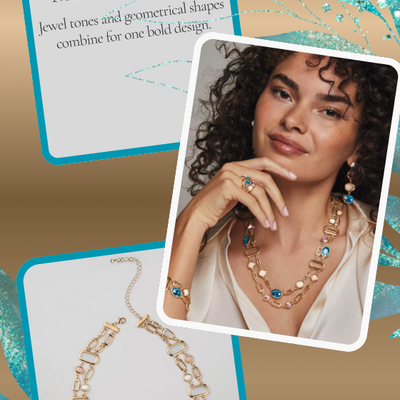 Acqua rose jewels necklace - final sale - Thumbnail 4