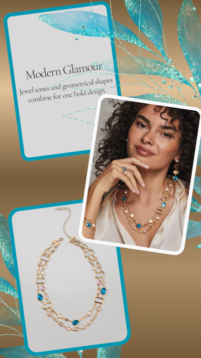 Acqua Rose Jewels Necklace - FINAL SALE