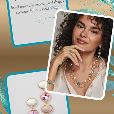 Acqua rose jewels linear earrings - final sale - Thumbnail 1