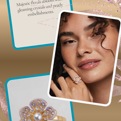 Fleur de luxe ring - final sale - Thumbnail 1