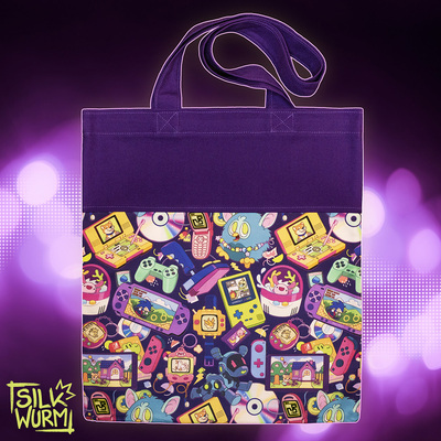 Neon nostalgia tote (dark)