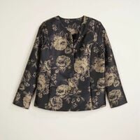 Floral Patterned Blazer - Thumbnail 3