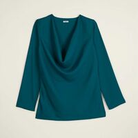 Cowl Neck Blouse - Thumbnail 3