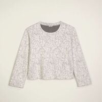 Floral Textured Pullover - Thumbnail 3