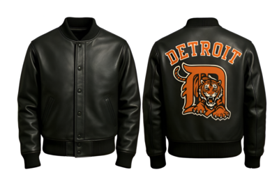 Crafted Leather Men Black Leather Jacket Motorcycle