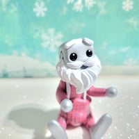 Santa and Rudolph Christmas Resin Robot Set - Thumbnail 1