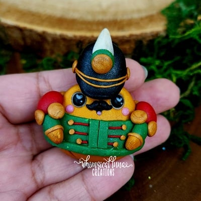 Merry nutcracker frog