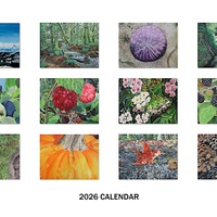  2026 CALENDAR / NATURE THEMED 8.5" x 11" WALL CALENDAR  - Thumbnail 2