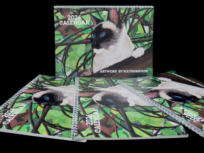  2026 CALENDAR / PET THEMED 8.5" x 11" WALL CALENDAR 