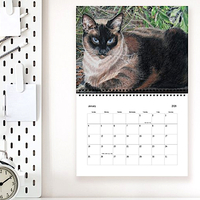  2026 CALENDAR / PET THEMED 8.5" x 11" WALL CALENDAR  - Thumbnail 3