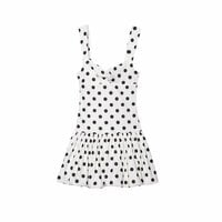 Balloon-shaped polka dot dress - Thumbnail 6
