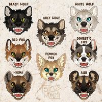 Canid Following Eye Keychains - Thumbnail 4
