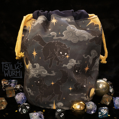 Lunar chase dice bag
