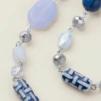 Azure Meadow Layered Necklace - FINAL SALE - Thumbnail 3