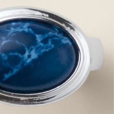 Azure meadow stretch ring - final sale