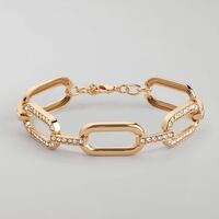Pave Link Statement Bracelet - FINAL SALE - Thumbnail 2