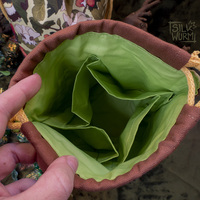Mulberries and Silkmoths Dice Bag - Thumbnail 2