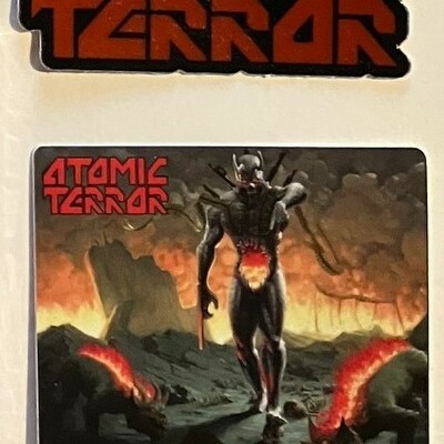 Atomic terror - endless war (new thrash metal cd from portland oregon band with bonus sticker)