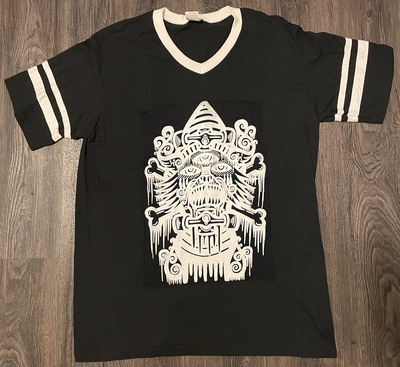 SKATE CAT STRIPED TSHIRT