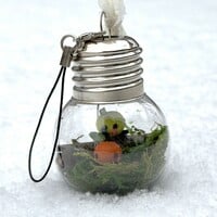 Mossy Junimo Forest Terarrium Bulb Shaped Ornament - Thumbnail 10