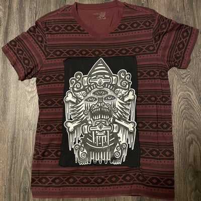 Skate cat pattern tshirt