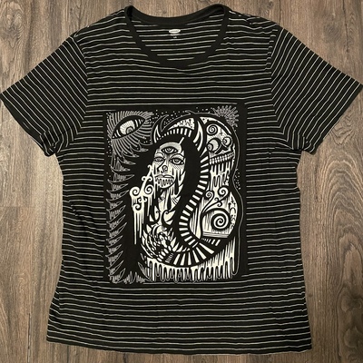 Lady striped tshirt