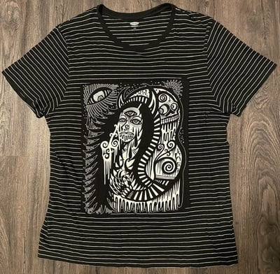 LADY STRIPED TSHIRT