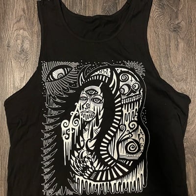 Lady cropped tank top