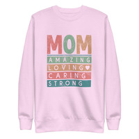 Mom Amazing Loving Caring Mother's Day Gift Premium Sweatshirt - Thumbnail 7