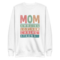 Mom Amazing Loving Caring Mother's Day Gift Premium Sweatshirt - Thumbnail 10