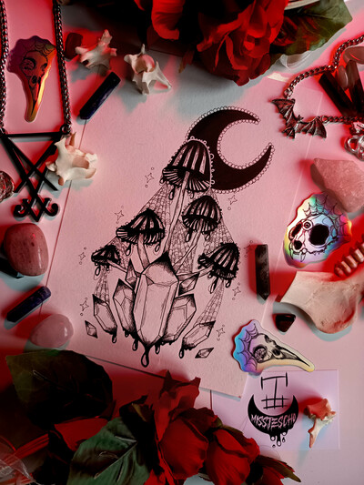 ❗SALE❗Original Artwork: Mushroom mania