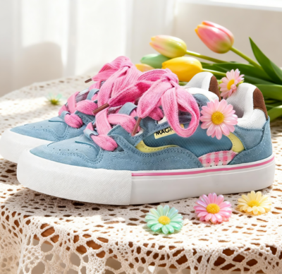 Pastel Blue Skater Shoes