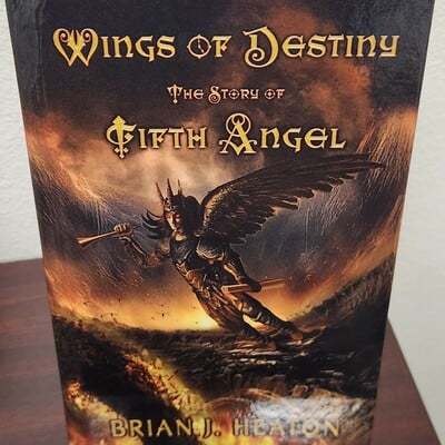 Wings of destiny: the story of fifth angel - by brian j. heaton (new limited edition hardcover)