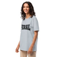 Funny Feral Varsity Style oversized t-shirt - Thumbnail 2