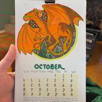2026 Risograph Cryptid Calendar - Thumbnail 1