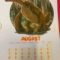 2026 Risograph Cryptid Calendar - Thumbnail 2