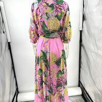 Women's two-piece set with long-sleeved top and skirt. - Thumbnail 2