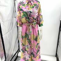 Women's two-piece set with long-sleeved top and skirt. - Thumbnail 4