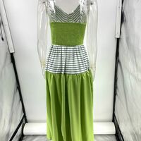 Summer sexy backless printed spaghetti strap dress - Thumbnail 1