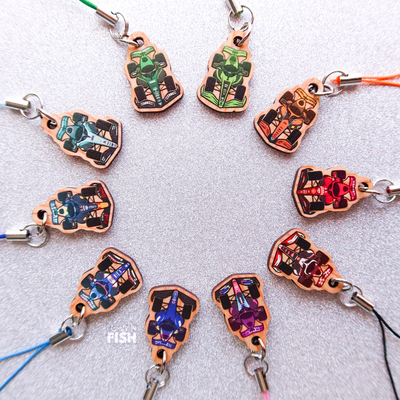 F1 team phone charms