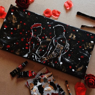 Gustave and sophie - original painting 