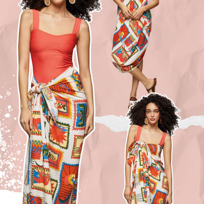 Printed sarong - final sale