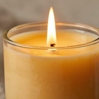 Handcrafted bees wax candles