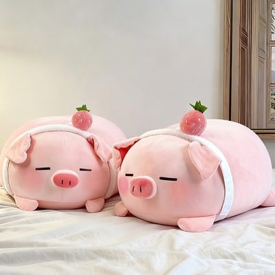Strawberry pig plush toy