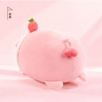 Strawberry pig plush toy - Thumbnail 6