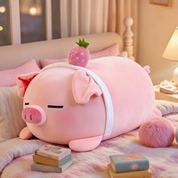 Strawberry pig plush toy - Thumbnail 1
