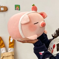 Strawberry pig plush toy - Thumbnail 3