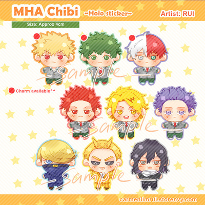 My Hero Academia Die cut sticker